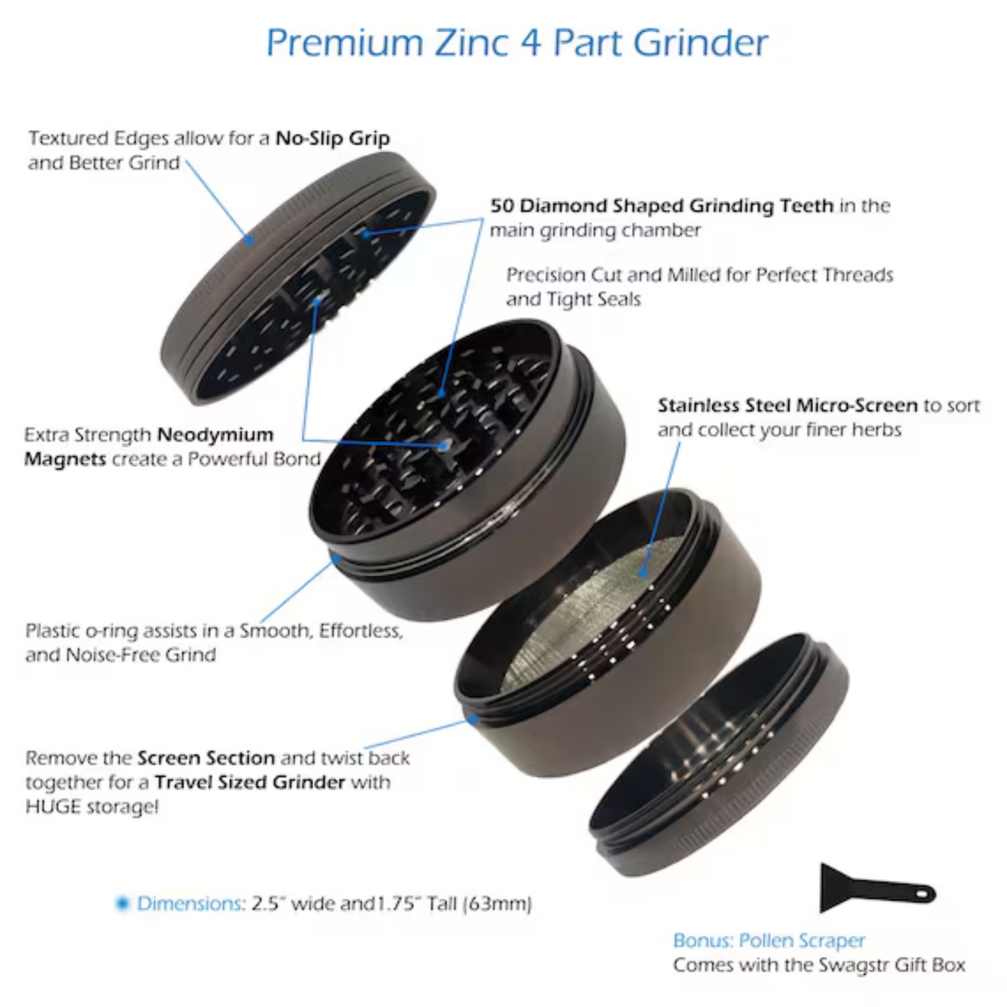 The "Faded" CBDBRO Grinder